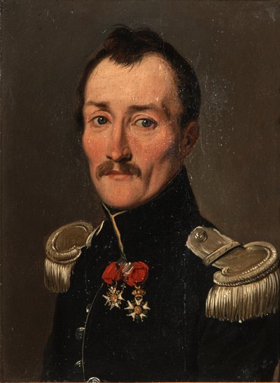 Portret Gastona de Banyuls de Montferre w mundurze autorstwa Louis Leopold Boilly