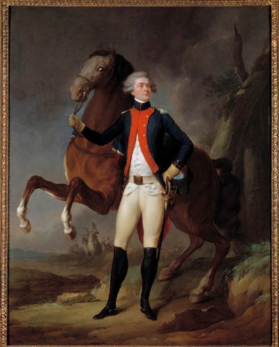 Portret Marie Gilbert Mottier, markiza de La Fayette autorstwa Louis Leopold Boilly
