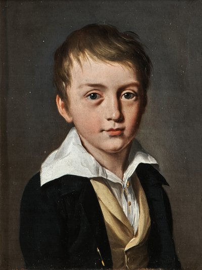 Portret młodego chłopca autorstwa Louis Leopold Boilly