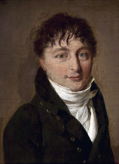Portret kompozytora Charlesa Gounoda (1818-1893) autorstwa Louisa Leopolda (Louis-Leopold) Boilly (1761-1845) - Olej na tekturze - Bibliotheque de l