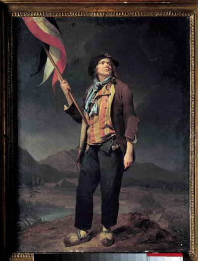Portret piosenkarza Simona Chenarda autorstwa Louis Leopold Boilly