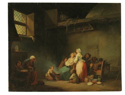 Zupa dla kotów autorstwa Louis Leopold Boilly