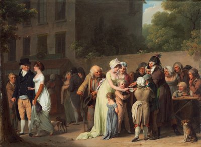 Card Sharp na Bulwarze, 1806. autorstwa Louis Leopold Boilly