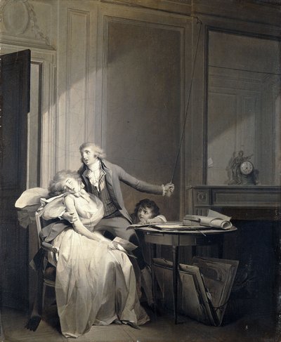 List lub omdlenie, autorstwa Louis Leopold Boilly