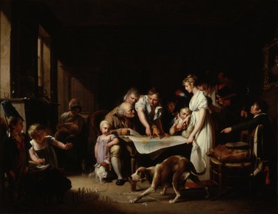 Czytanie Biuletynu Wielkiej Armii autorstwa Louis Leopold Boilly