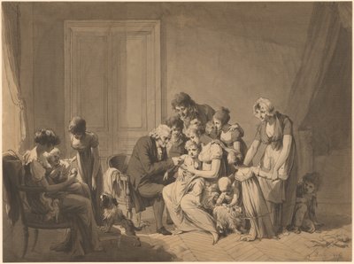 Szczepionka autorstwa Louis Leopold Boilly