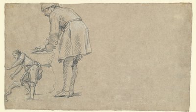 Studia postaci (verso) autorstwa Louis Licherie de Beurie