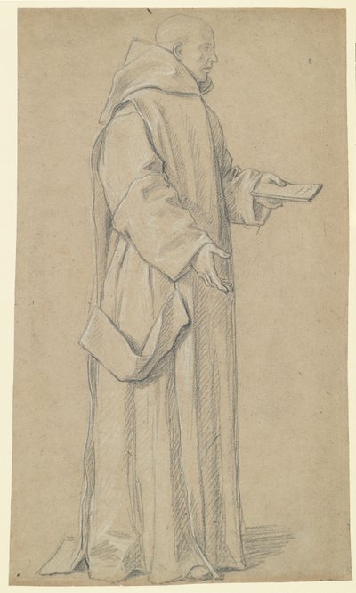 Stojący mnich (recto) autorstwa Louis Licherie de Beurie