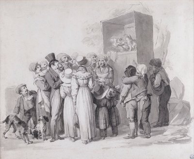 Louis-Léopold Boilly - Biedny kot (szkic) autorstwa Louis Leopold Boilly