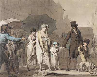 Louis-Léopold Boilly - Myto miejskie autorstwa Louis Leopold Boilly