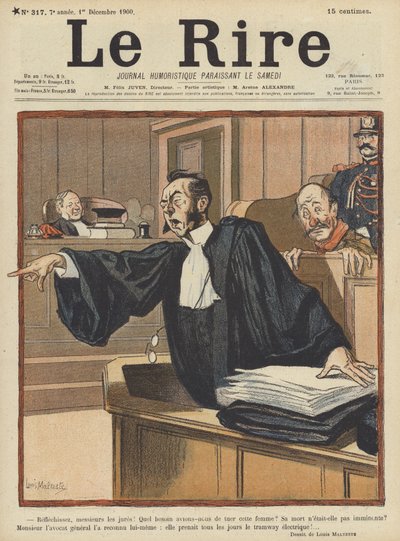 Ilustracja do Le Rire autorstwa Louis Malteste