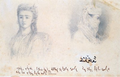 „Aziyade”, ok. 1879 r autorstwa Louis Marie Julien Viaud