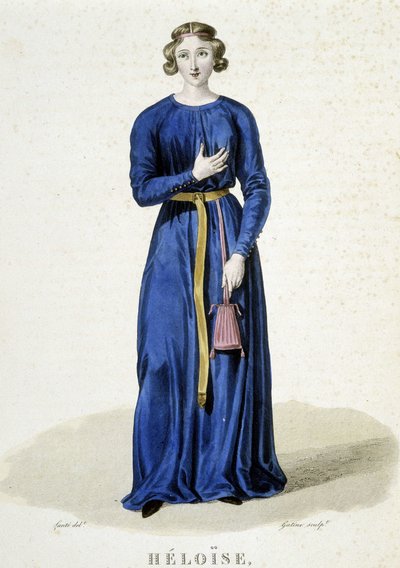 Héloise - w „”Francuskiej Galerii Znanych Kobiet”” autorstwa Louis Marie Lante