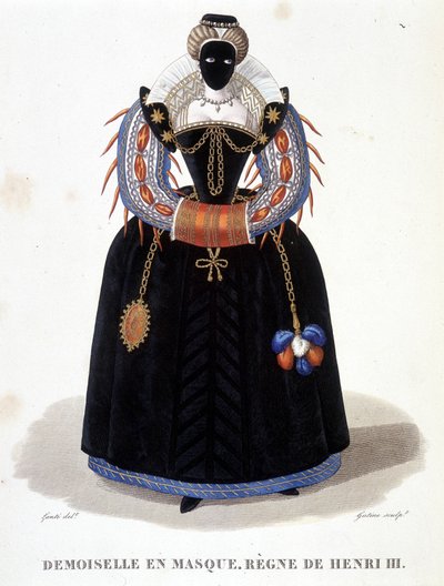 Portret Matki Boskiej w Masce, II poł. XVI w. W „”francuskiej galerii znanych kobiet”” autorstwa Louis Marie Lante