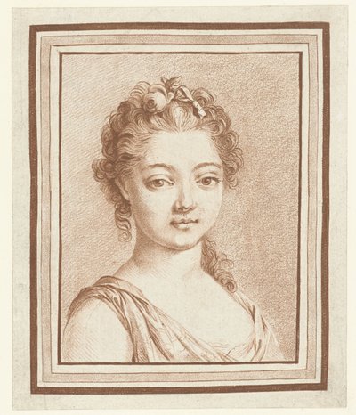 Popiersie młodej dziewczyny autorstwa Louis Marin Bonnet (attributed to)