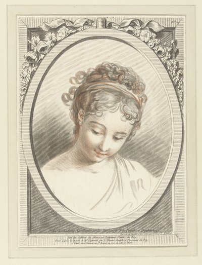 Popiersie młodej kobiety Tete de femme autorstwa Louis Marin Bonnet
