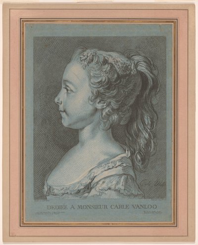 Marie-Rosalie Vanloo autorstwa Louis Marin Bonnet