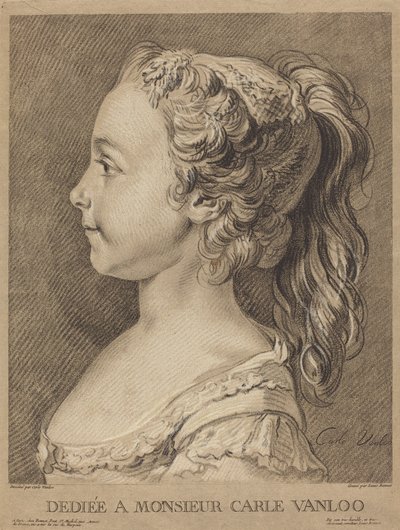 Marie-Rosalie Vanloo, ok. 1930 r. 1764. autorstwa Louis Marin Bonnet