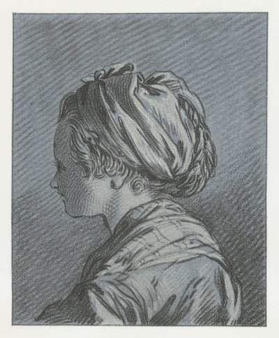 Portret służącej księstwa moskiewskiego Tête de sługa Moscovite autorstwa Louis Marin Bonnet