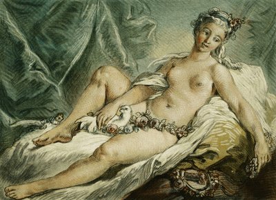 Przebudzenie Wenus według F. Bouchera; Przebudzenie Wenus według F. Bouchera, 1769 autorstwa Louis Marin Bonnet