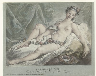 Wenus się budzi Le reveil de Venus (tytuł na obiekcie) autorstwa Louis Marin Bonnet