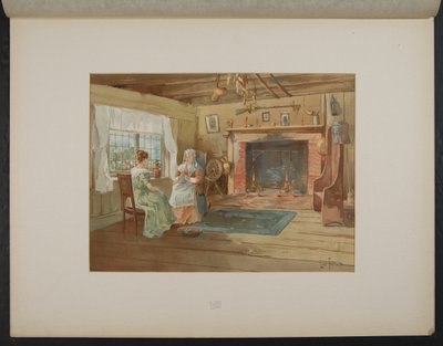 Domek w Nowej Anglii, Midway Plaisance autorstwa Louis Meynelle