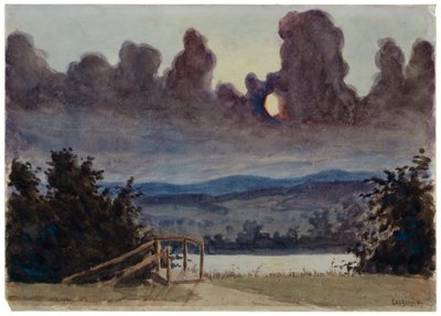 Ciemne chmury, ok. 1901 (akwarela i ołówek na papierze) autorstwa Louis Michel Eilshemius