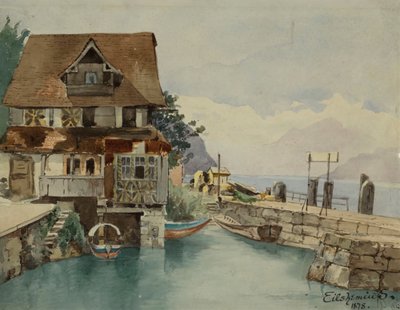 Dom nad kanałem, 1878. autorstwa Louis Michel Eilshemius