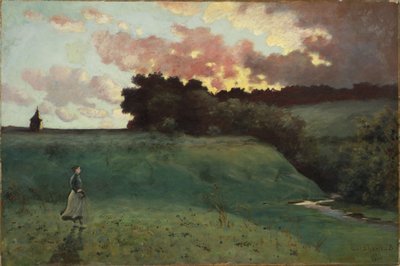 Burzowy krajobraz, 1890 autorstwa Louis Michel Eilshemius