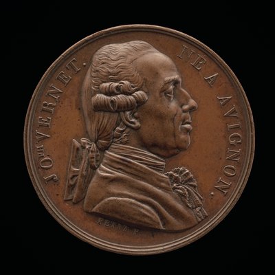 Claude-Joseph Vernet, 1714-1789, Malarz [awers], 1826. autorstwa Louis Michel Petit
