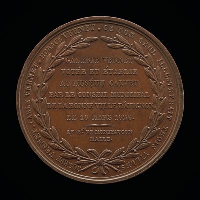 Napis [rewers], 1826. autorstwa Louis Michel Petit