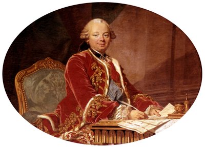 Etienne-Francois, książę Choiseul-Stainville (1719-1785) autorstwa Louis Michel van Loo