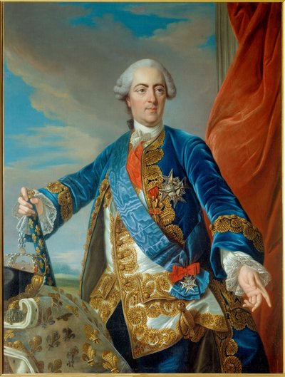 Portret Ludwika XV autorstwa Louis Michel van Loo