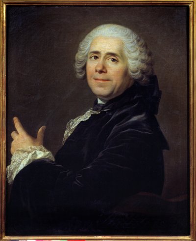 Portret Pierre Carlet de Chamblain de Marivaux (1688 - 1763) dit Marivaux, francuski pisarz - Obraz Louis Michel Van Loo (1707 - 1771) autorstwa Louis Michel van Loo