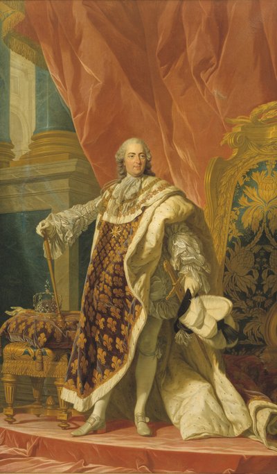 Ludwik XV Francji (1710-1774) autorstwa Louis Michel van Loo