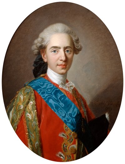 Książę de Berry, późniejszy król Ludwik XVI, lat 15, ok. 1769 autorstwa Louis Michel van Loo