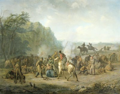 Kozacki biwak autorstwa Louis Moritz