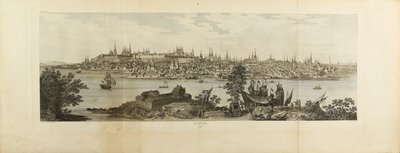 Panoramiczny widok na Kasan, 1767 autorstwa Louis Nicolas de Lespinasse