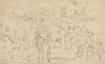 Lot Jakuba II autorstwa Louis Philippe Boitard