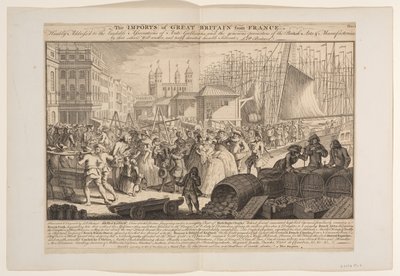 Import Wielkiej Brytanii z Francji autorstwa Louis Philippe Boitard