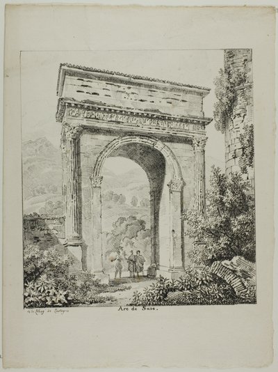 Susa Arch autorstwa Louis Pierre Baltard
