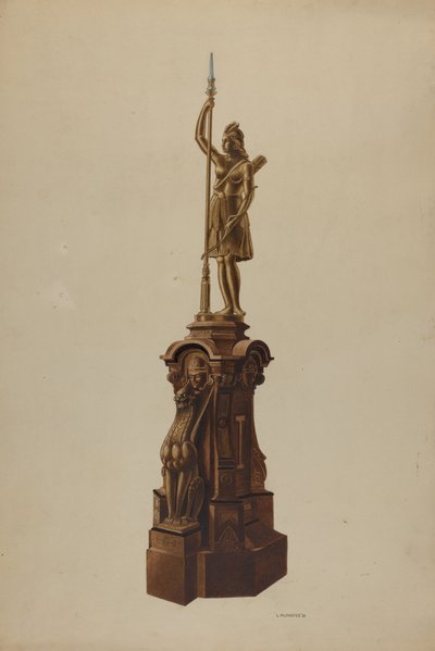 Newel Post, 1938. autorstwa Louis Plogsted