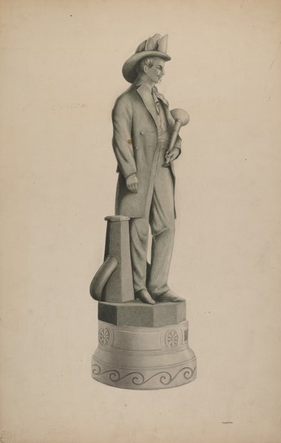 Statua, 1935-1942. autorstwa Louis Plogsted