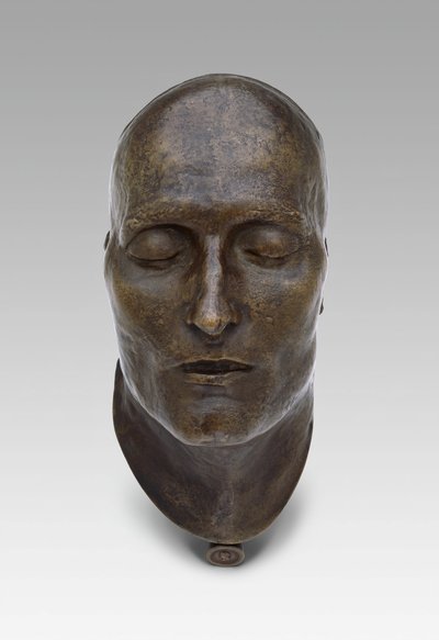 Maska pośmiertna Napoleona, model 1821, odlew 1833 autorstwa Louis Richard