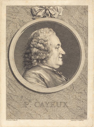 Philippe Cayeux autorstwa Louis Simon Lempereur after Charles Nicolas Cochin II