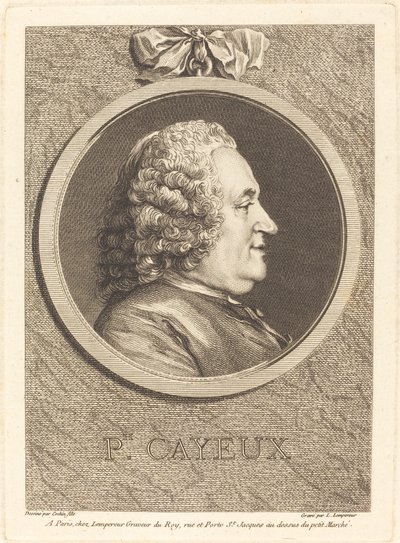 Philippe Cayeux autorstwa Louis Simon Lempereur after Charles Nicolas Cochin II