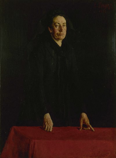 Portret Louise Michel 1830-1905, 1882. autorstwa Louis Tinayre