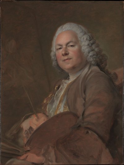 Portret Jean-Marc Nattier autorstwa Louis Tocqué