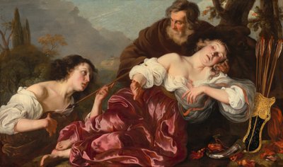 Silvio z rannym Dorinda autorstwa Louis Vallee