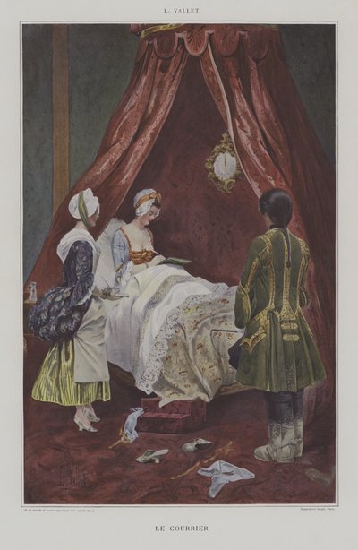 Poczta autorstwa Louis Vallet